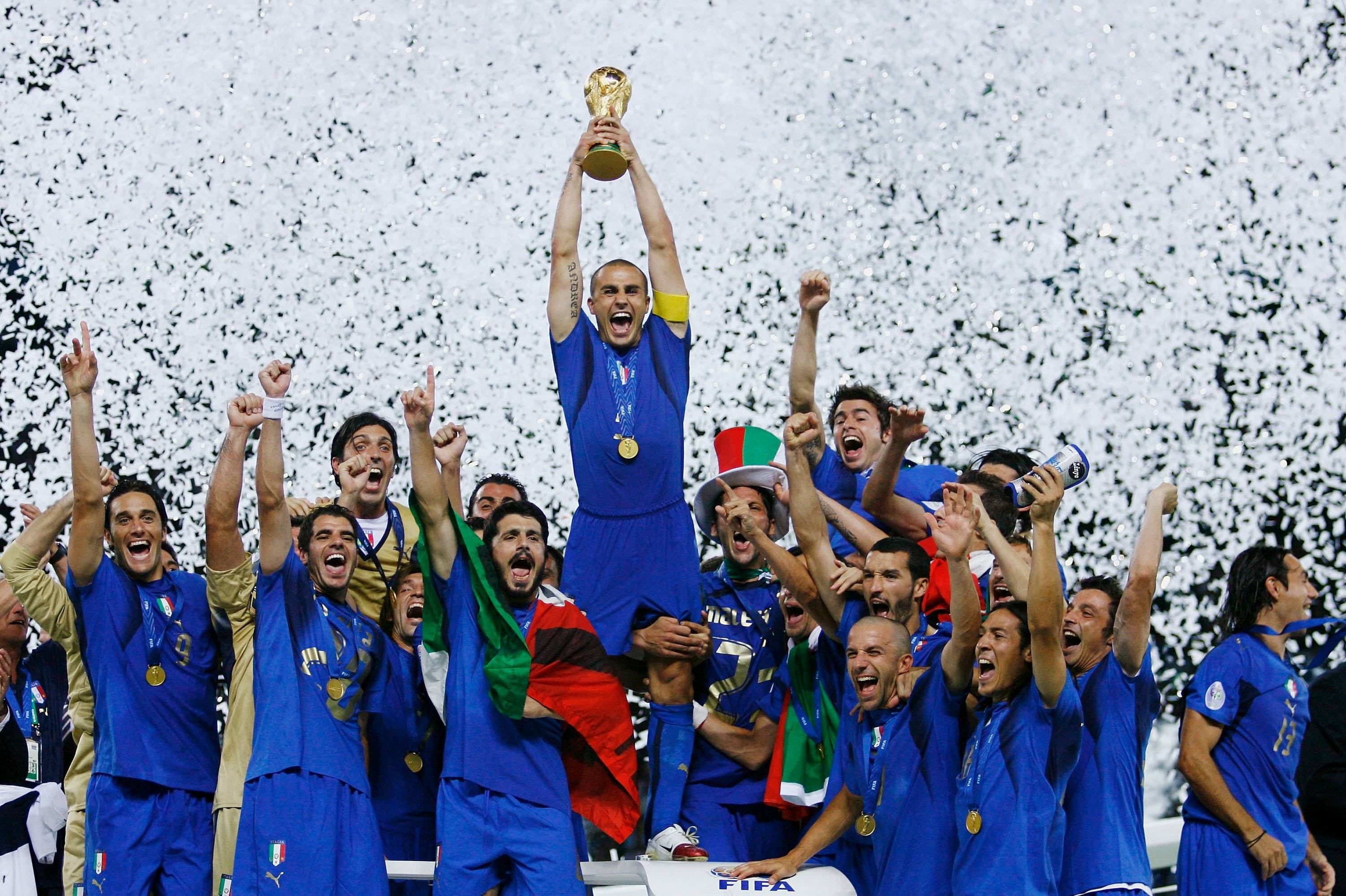 Risultati immagini per Campionato mondiale di calcio 2006 nazionale italiana in finale