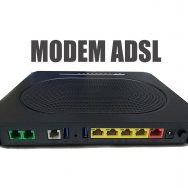 Modem nero adsl fibra voip